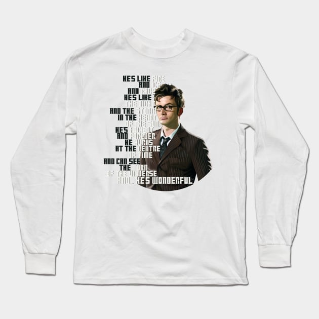 10TH doctor Long Sleeve T-Shirt by KanaHyde